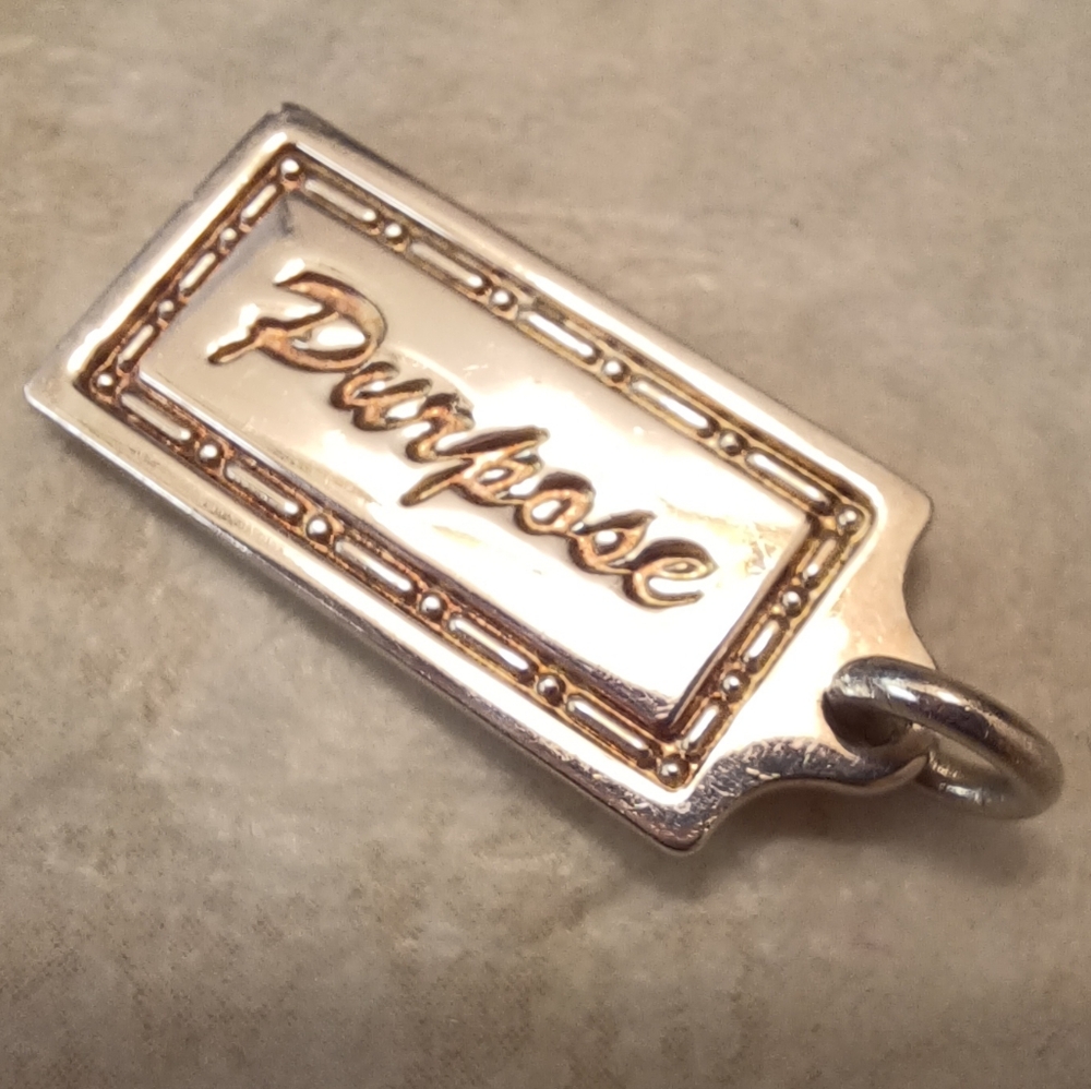 Sterling Silver 'Purpose' Pendant